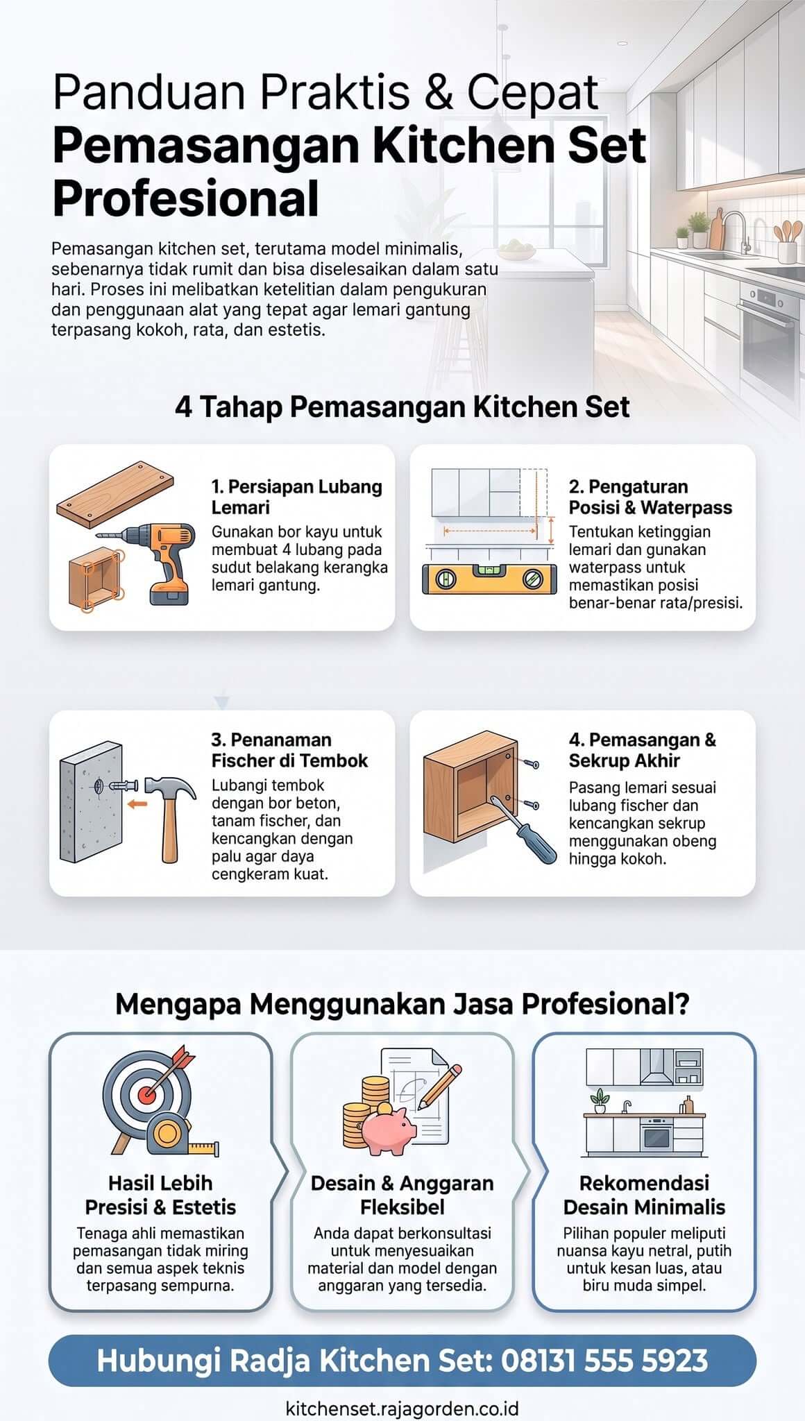 Pasang Kitchen Set Berapa Lama