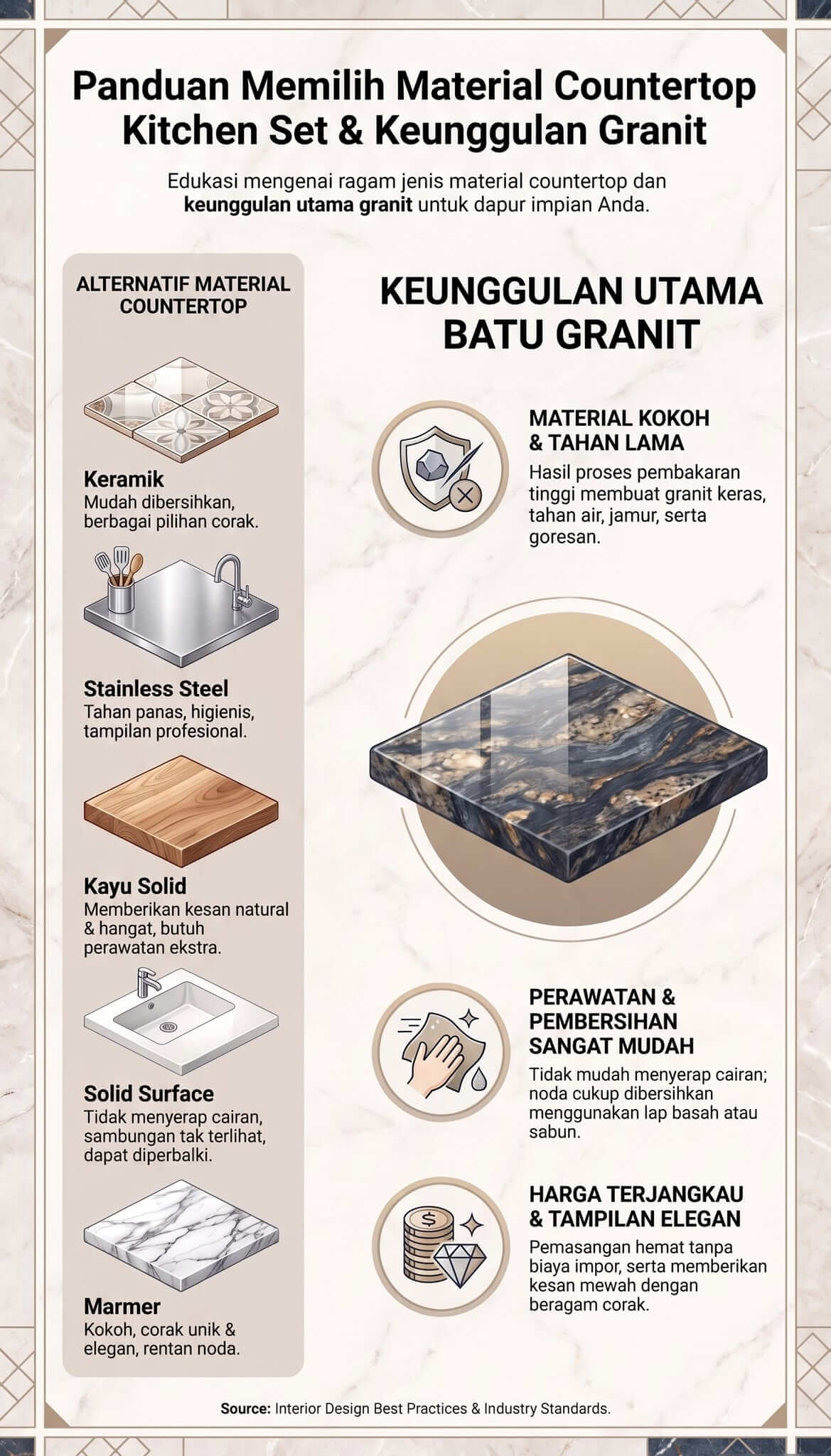Pesan Kitchen Set Granit